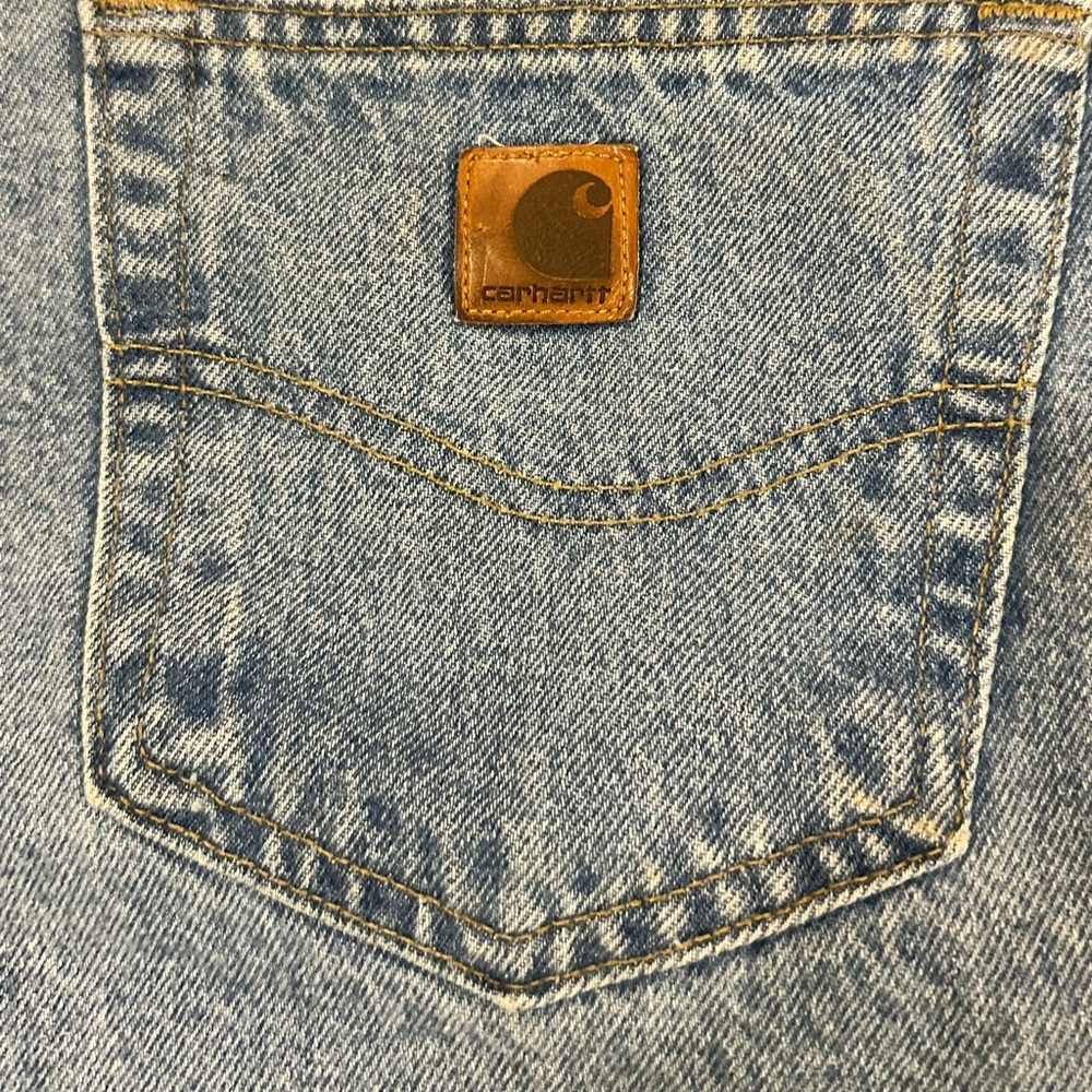 Carhartt Authentic,Vintage B26 STW Denim Shorts/Jorts Men’s Sz 42 - Picture 3 of 12